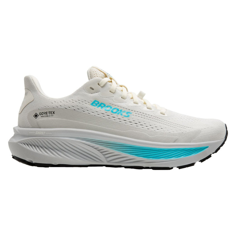 Brooks Ghost 17 GTX, Coconut/Oyster/Blue