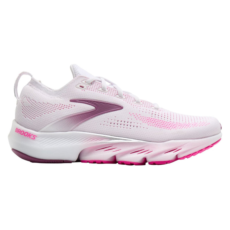 Brooks Glycerin Flex, White/Cyber Pink/Argyle